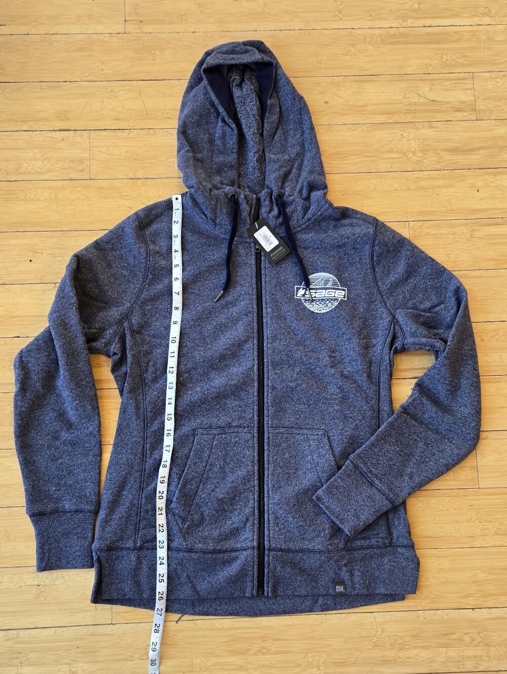 Sage Brand Women's  Full Zip Hoodie LG